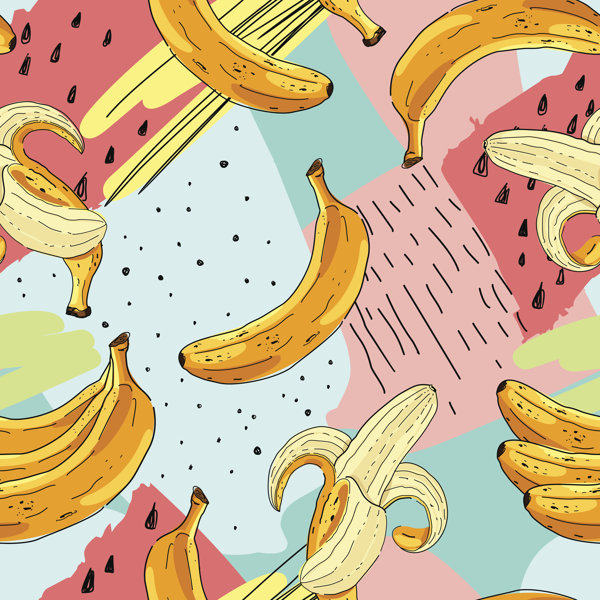 Sansibar Home BananenIllustration von Daria Voskoboeva Kunstdrucke